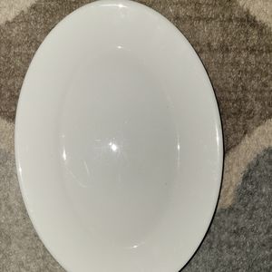 Vintage Homer Laughlin Oval White Platter